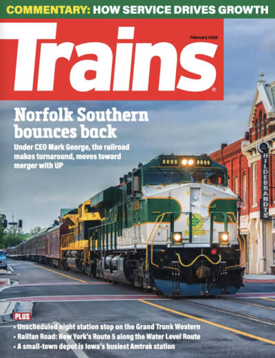 Trains Magazine Issue Cover